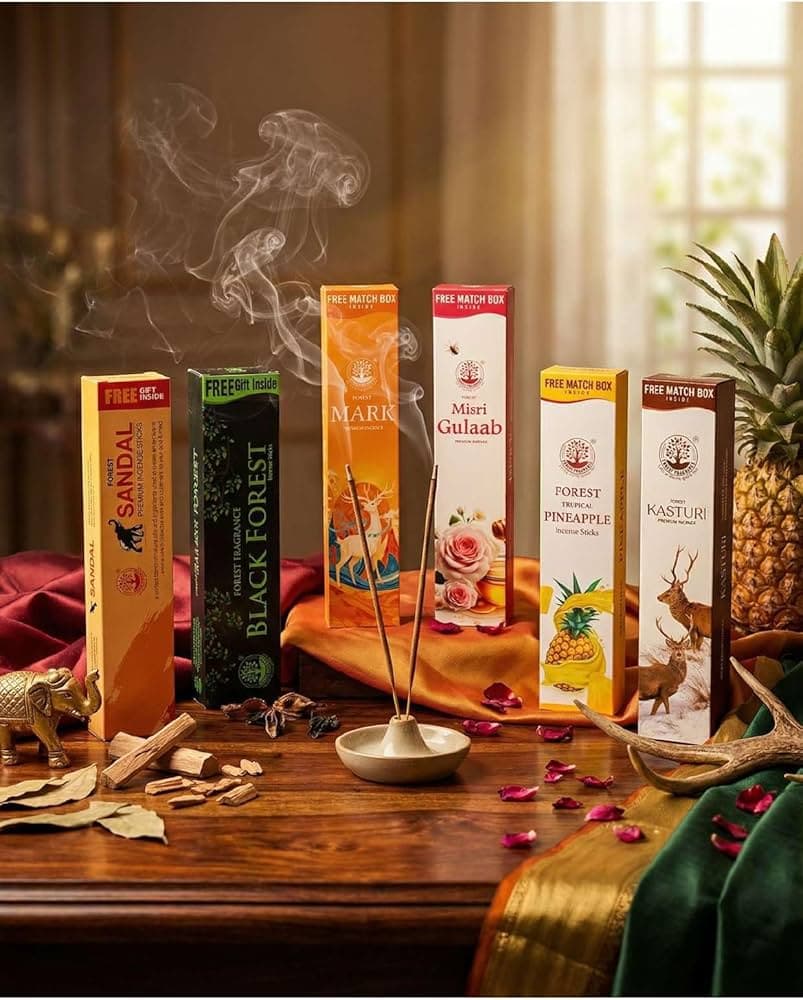 Sandal Incense Sticks (Pack of 12)