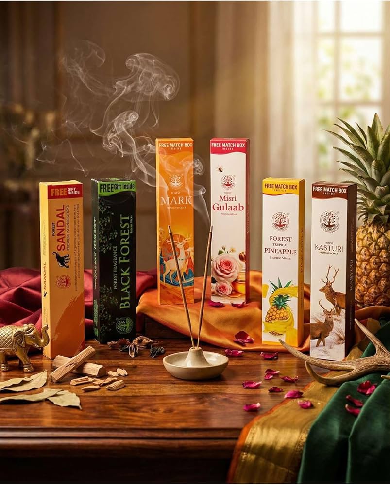 Sandal Incense Sticks (Pack of 12)